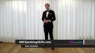 Public Speaking Tips Posture  How To Stand ABCSpeakingSkillsDanHD720p [upl. by Reerg]