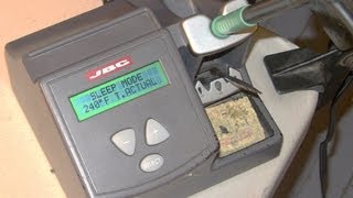 Electronics Equipment review  JBC ad2950 soldering station [upl. by Ddahc]