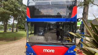 Morebus 2008 Scania N230UD OMNICity HF58 GZJ on the 35 to Wareham Forest [upl. by Cecil87]