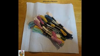 Cross Stitch  SAL  Garden Part 1  Durene Jones  Borduurmeiden [upl. by Aynav]