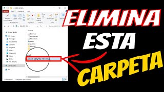 😲Como ELIMINAR La CARPETA System Volume Information de una Memoria USB Utilizando CMD [upl. by Hufnagel]