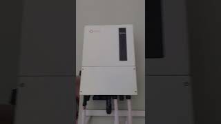 Solis 6kw Hybrid inverter with dual outputs solar trending shorts viralvideos solarsystem [upl. by Adnofal]