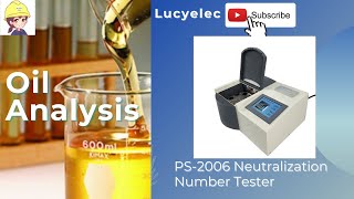 Transformer Oil Acidity Analysis TAN ASTM D974 Neutralization Number Tester [upl. by Walls368]