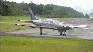 Piper M600 Decolagem em Angra dos Reis RJ [upl. by Yeslah]