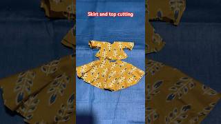 Skirt and top cutting shorts easytrick skirttop fashion girldressyoutubeshorts [upl. by Remark132]