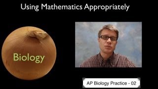 AP Biology Practice 2  Using Mathematics Appropriately [upl. by Aikrahs119]