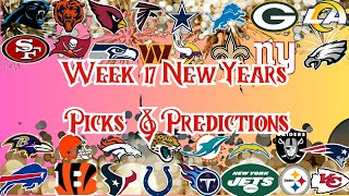 NFL “WEEK 17” Pick and Predictions  2023 [upl. by Judith]