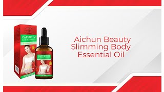 Aichun Beauty Capsicum Slimming Body Essential Oil Review  Fat Burning Oil sidrazafar30 [upl. by Bricker]