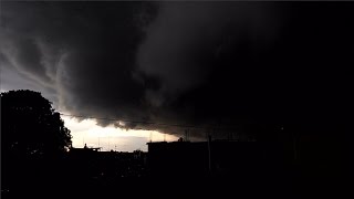 Tormenta en Chiclayo  Perú la nube negra que cubrió por completo a la ciudad  2017 [upl. by Adrell]