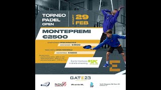 🔴GATE 23  TORNEO OPEN  FINALE FEMMINILE🔴 [upl. by Liagaba459]