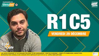 PRONOSTIC REUNION 1  COTE amp COTE  VINCENNES R1C5  29122023 [upl. by Dorrahs997]