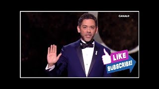 César 2018  la prestation en demiteinte de Manu Payet le maître de cérémonie [upl. by Enneirdna]