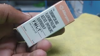 FMLT Eye drop Tobramycin amp FluoroMetholone Acetate eye drop FMLT drop uses side effects benefits [upl. by Nnawaj518]