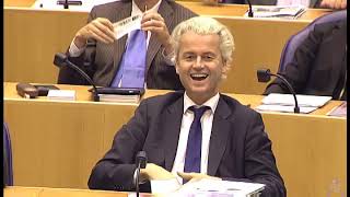 Geert Wilders v Rutte Doe normaal man Islamitische aap uit de mouw  APB 22092011 [upl. by Ylrebmi]