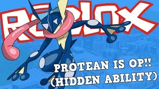 PROTEAN HIDDEN ABILITY GRENINJA IS OP  Roblox Pokemon Brick Bronze [upl. by Anerom635]