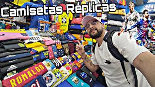 El Mercado de CAMISETAS de Fútbol RÉPLICAS en Quito 🇪🇨 [upl. by Arinaj]