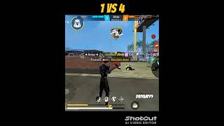 Free Fire ke downloader Teji se badhane Wale He freefire 1vs4 trending short [upl. by Assecnirp13]