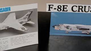 Vought F8 Crusader  172 Scale Model [upl. by Anillehs150]