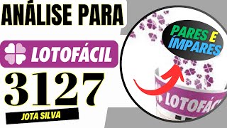 LOTOFÁCIL 3027  ANÁLISE DE PARES E ÍMPARES PRIMOS FIBONACCI MOLDURA E OUTROS [upl. by Nodlehs216]