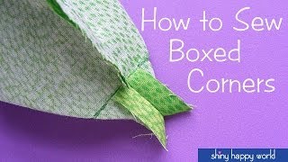 7 Ways to sew box bag corners sewing tips amp tricks for beginner [upl. by Teerprah610]