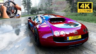 Bugatti Veyron Sport Forza Horizon 5  RTX 4050  Steering Wheel Logitech G29 [upl. by Nylodam]