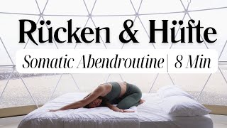 Somatic Abendroutine  8 Minuten  Nervensystem beruhigen  Stress lösen  Besser schlafen [upl. by Rebmeced]