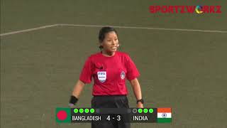 HIGHLIGHTS  INDIA v BANGLADESH FINAL  SAFF U 19 Women’s Championship 2024 BANGLADESH [upl. by Llennoc490]