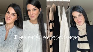 OUTFIT PLANNING  I miei outfit per la settimana  My Beauty Fair [upl. by Veronique]