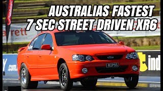 INSANE AUSTRALIAS FASTEST STREET XR6 BARRA  796  184 MPH [upl. by Saimerej]