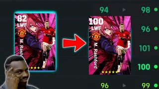 How to train blue lock rashford in efootball 2024 mobile  Rashford efootball 2024 max level pes [upl. by Volney]