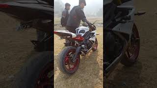 Daytona 675 sound exhaust 🥵🔥 plz use headphones 🎧 z900 z900ridershorts Z900Rider yaxxhh [upl. by Odele]