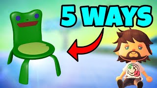 5 Ways To Get a Froggy Chair in New Horizons 20 prediction [upl. by Avalsorim191]