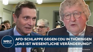 THÜRINGEN Schlappe für AfD CDU siegt bei Stichwahl um Landratsposten I WELT Analyse [upl. by Ardnuhsed]