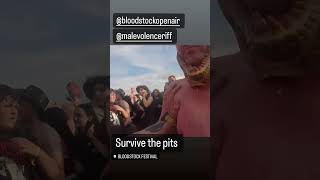 Surf  survive moshpit malevolence bloodstock moshpit Bloodstockfestivals Malevolenceriff [upl. by Weidman]