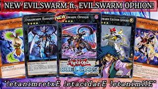 EVILSWARM Deck ft Evilswarm OPHION quotLevel 5 or more cant be special summoned DUEL LINKS [upl. by Asha779]