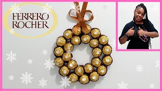 Ferrero Rocher Christmas Wreath  Ferrero Rocher Chocolate [upl. by Lenor]