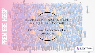 HGGSP Première LUnion Européenne et la démocratie [upl. by Nessah]