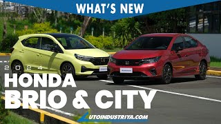 Whats New 2024 Honda City  Brio facelift variants and prices for PH [upl. by Ylreveb]