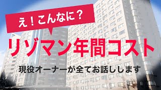 【リゾートマンション維持費用】１年間にかかった費用を全て計算してみた。 [upl. by Smailliw]