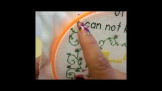 Counted Cross Stitch Part Four  The Design Comes Together [upl. by Widera]