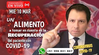 UN ALIMENTO A TOMAR EN CUENTA EN LA RECUPERACIÓN DEL PACIENTE CON COVID19  RESPONDIENDO PREGUNTAS [upl. by Bora]