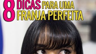 8 Dicas para uma franja perfeita por Maanuh Scotá [upl. by Adnirol]