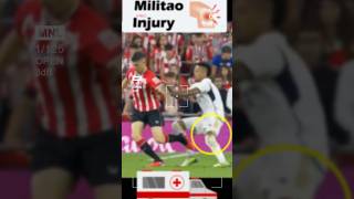 Moment militao injured 😱 [upl. by Max]