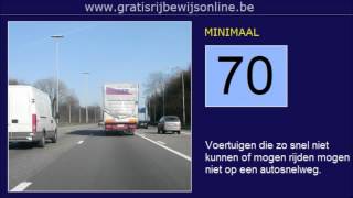 GRATIS RIJBEWIJS ONLINE 4 Rijbewijs B  AUTOSNELWEG [upl. by Anselmi115]