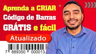 Como Criar Código de Barras Grátis para Etiquetar Produtos [upl. by Bloch]