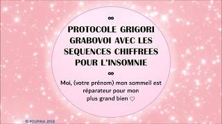 Pilotage Grabovoï pour les insomnies [upl. by Breban]