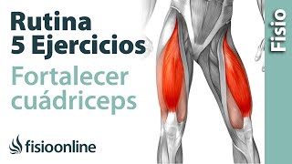 5 ejercicios para fortalecer cuádriceps [upl. by Ziegler]