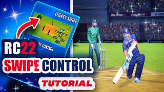 🔥 Real Cricket 22 Batting Tips Swipe control Full Guide For beginner [upl. by Fregger]