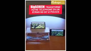 L’amplificateur telephone mobile pour agrandir l’écran de votre smartphone « BigSCREEN » [upl. by Mapel]