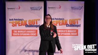 Dominika Biel Third Jack Petchey’s “Speak Out” Challenge Hillingdon Regional Final 201819 [upl. by Eeresid322]